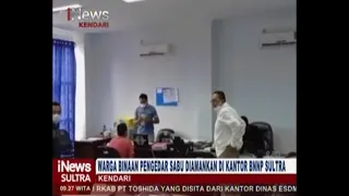 Seorang Warga Binaan Lapas Kendari Diamankan di Kantor BNNP Sultra