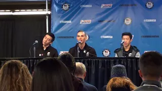 8Asians: U.S. Figure Skating Press Conf.: 2018 U.S. Olympic Figure Skating Men's Team - 2/2