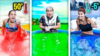 PISCINA COLORIDA DE SLIME, O ÚLTIMO A SAIR VENCE - JULIANA BALTAR