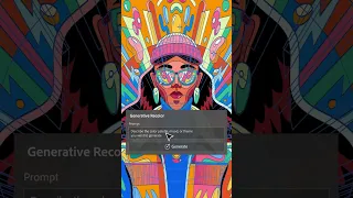 أدوبي دخلت الذكاء الاصطناعي في ال | New Generative Recolor tool in Adobe Illustrator #adobe #ai