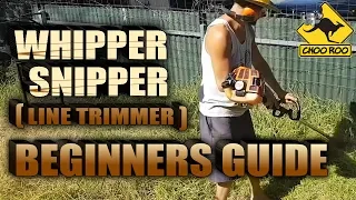 How to use a WHIPPER SNIPPER (beginners guide)