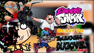 Darkness Takeover || Fnf React To Corrupted Family Guy Glitch || Learn With Pibby