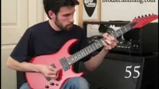 100 Famous Rock Guitar Riffs - one take