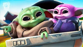 BABY YODA FALLS IN LOVE! (A Fortnite Short Film)