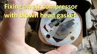 Air Compressor Head Gasket Fix