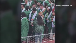 Farmington High School graduate told to remove Native American beaded graduation cap