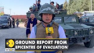 WION ground report from inside Kabul airport | Desperate efforts to airlift thousands out of Afghans