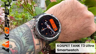 KOSPET TANK T3 Ultra - New Rugged Smartwatch ( Unboxing and Hands-On )