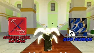 Highlight angel V4 Portal + Cdk + God human combo (Blox fruits bounty hunting) #1