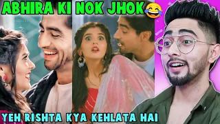 Abhira Nok-Jhok Reaction - Pranali Rathod and Harshad Chopda Yeh Rishta Kya Kehlata Hai