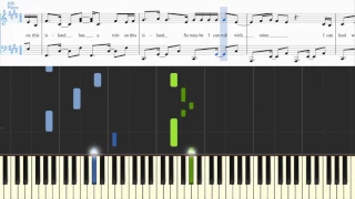 Alessia Cara - How Far I'll Go (from Moana) (Synthesia Piano Tutorial w/Lyrics)