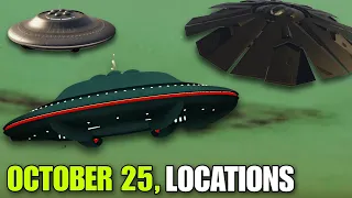 October 25, 2023 | Alien UFO Sightseeing Locations | GTA Online Halloween Event |