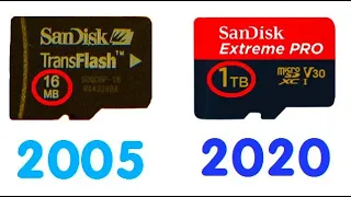 КАК в MicroSD КАРТУ ПОМЕСТИЛОСЬ 1 Тб | ЭВОЛЮЦИЯ КАРТЫ ПАМЯТИ