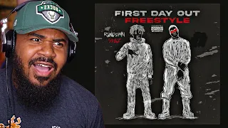 KANYE!? Rundown Spaz - First day out (Freestyle) Pt. 2 (Official Lyric Video) REACTION