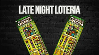 LATE NIGHT TEXAS MILLION DOLLAR LOTERIA  TICKET LOTTERY SCRATCH OFF