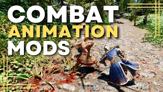 Amazing Skyrim COMBAT Animation Mods