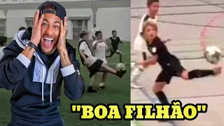 FILHO DE NEYMAR CHOCA O MUNDO COM SEU FUTEBOL  😯