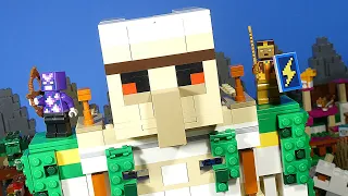 LEGO MINECRAFT - THE IRON GOLEM FORTRESS - 21250 + MINECRAFT COMPILATION