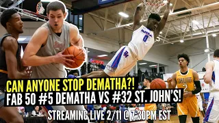 Can Anyone Stop Dematha?! FAB 50 #5 Dematha vs #32 St. John's!!