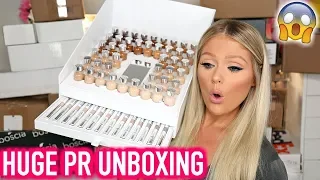 HUGE PR UNBOXING HAUL | FREE MAKEUP BEAUTY GURUS GET