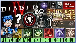 Diablo 4 - New INFINITE DPS Necromancer Build Found - OP ULTIMATE Shadowblight - Skills Gear Guide!