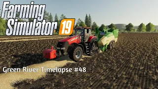 Green River 2019 Timelapse #48 | Making Straw Pellets And Starting Production | Farming Simulator 19