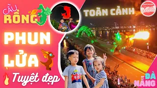 83 🏃 Cầu Rồng Phun Lửa - Phun Nước Ở Đà Nẵng Tuyệt Đẹp | Cầu Quay Sông Hàn | Dragon Bridge