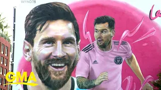 Messi mania takes off in Miami | GMA