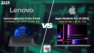 Lenovo Legion Pro 5i Gen 8 vs MacBook Pro 16 (2023)