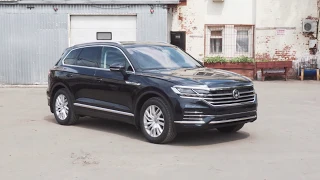 Антигравийная защита VW Touareg.