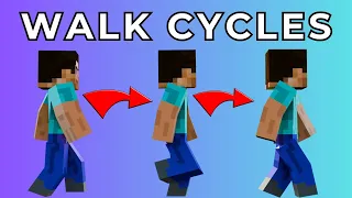 How To Make Walking Animations - Minecraft Animation Tutorial (Blender 4.0)