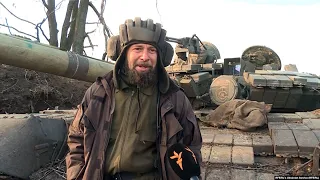 Old Ukrainian Tanks Do Double Duty As Battlefield Artillery Near Bakhmut