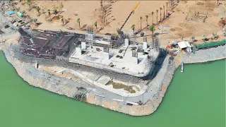 2043,Construction of a hotel in the middle of the lake costs a lot of money