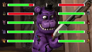 [SFM FNaF] Withered Melodies vs Demented WITH Healthbars