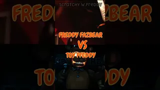 Freddy Fazbear VS Toy Freddy #fnaf #shorts