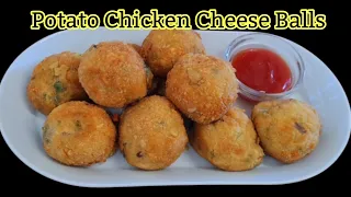 Potato Chicken Cheese Balls | Chicken Potato Balls