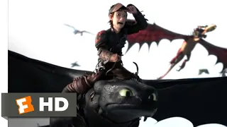 How to Train Your Dragon 2 - Giant Dragon Battle Scene | Fandango Family