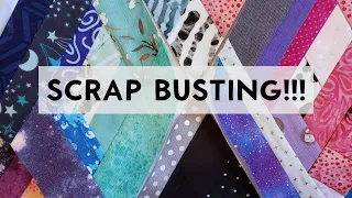 Scrap Quilt Idea - Very Simple Foundation Paper Piecing