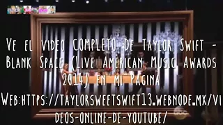 Taylor Swift – Blank Space (Live American Music Awards 2014)