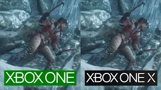 Rise of The Tomb Raider | Xbox One VS Xbox One X | 4K Graphics Comparison | Comparativa