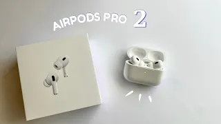 Unboxing AirPods Pro 2 + Set up ☁️