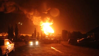 В Шымкенте продолжает гореть нефтебаза