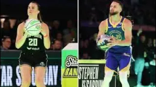 steph vs sabrina 3 point contest