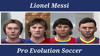 Lionel Messi - Stats Evolution - PES 4 ao PES 2014 - PS2