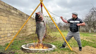 A Huge Fish Baked Whole In A Tandoor! A Giant Recipe With Exquisite Taste