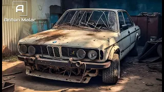 BMW restoration, engine installation, first start.