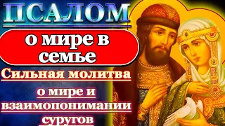 Псалом о мире и взаимопонимании в семье, супругам, молитва о семейном счастье, Псалом 43