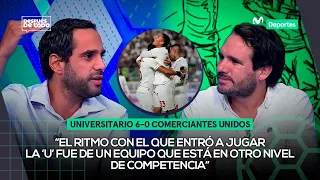 UNIVERSITARIO goleó 6-0 a COMERCIANTES UNIDOS: resumen y análisis del partido | DESPUÉS DE TODO ⚽🎙️