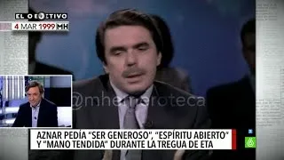 Maldita Hemeroteca a Aznar sobre ETA