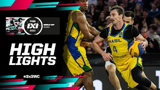 Brazil 🇧🇷 vs France 🇫🇷 | Men | Game Highlights | FIBA 3x3 World Cup 2023